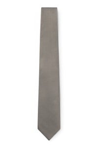 Silk-blend tie with jacquard pattern