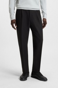 Tapered-fit trousers in water-repellent stretch fabric