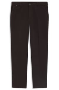 Modern-fit trousers in stretch-cotton twill