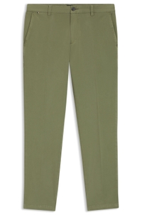 Modern-fit trousers in stretch-cotton twill