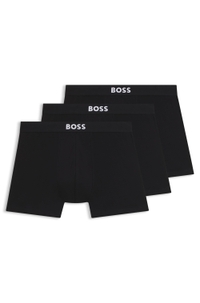 Three-pack of boxer briefs in stretch cotton