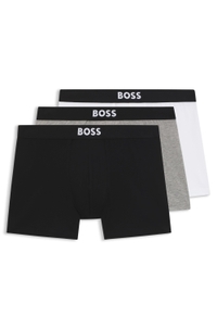 Three-pack of boxer briefs in stretch cotton