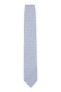 Silk-blend tie with jacquard pattern