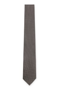 Silk tie with micro pattern