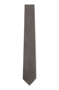 Silk tie with micro pattern