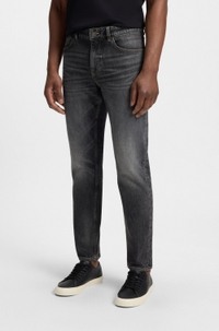 Maine regular-fit jeans in grey comfort-stretch denim