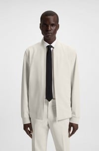 Water-repellent jacket in performance-stretch fabric