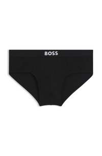 Three-pack of stretch-cotton briefs with logo waistbands