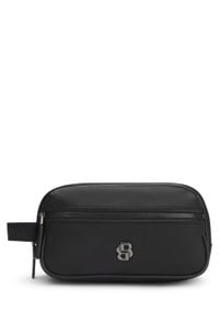 Twill washbag with Double B monogram hardware