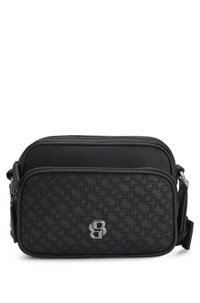 Crossbody bag with monogram pattern