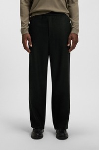 Tapered-fit trousers in a wool blend