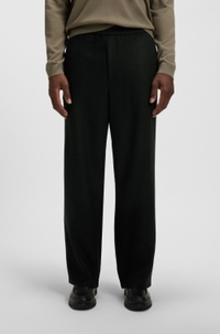 Tapered-fit trousers in a wool blend