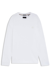 Mercerised-cotton T-shirt with Double B monogram