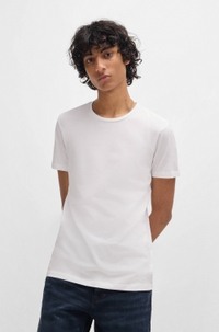 Two-pack of slim-fit T-shirts in stretch cotton