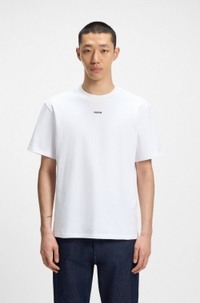 Relaxed-fit T-shirt in cotton with logo print