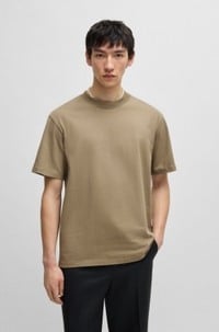 Relaxed-fit T-shirt in cotton with logo print