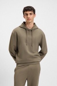 Relaxed-fit tracksuit set in cotton with logo prints