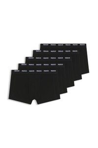 Five-pack of logo-waistband trunks in stretch cotton
