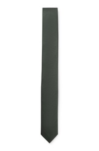 Silk-blend tie with jacquard weave