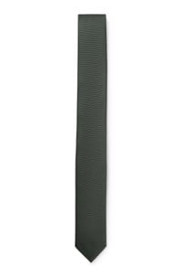 Silk-blend tie with jacquard weave