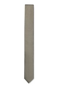 Silk-blend tie with jacquard weave