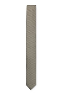 Silk-blend tie with jacquard weave