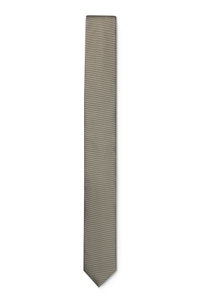 Silk-blend tie with jacquard weave