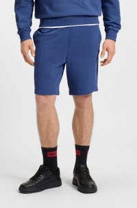 Relaxed-fit shorts in cotton terry with logo print