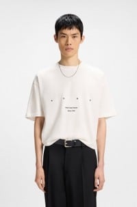 Cotton-jersey T-shirt with LA artwork