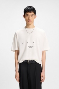 Cotton-jersey T-shirt with LA artwork