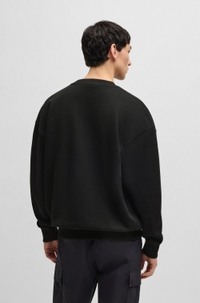 HUGO x RB cotton-terry sweatshirt with carbon stealth logo