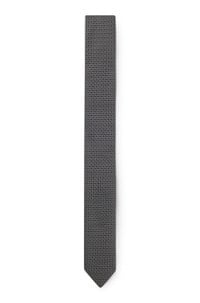 Silk tie with jacquard pattern