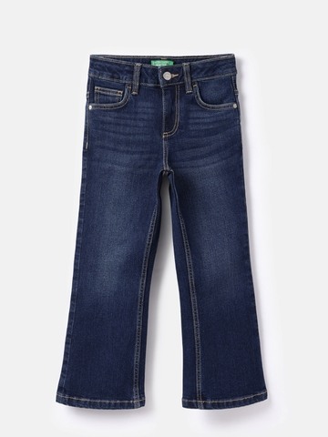 United Colors of Benetton Solid Boot-Leg Fit Jeans