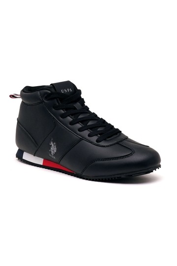PU Lace Up Men's Casual Boots