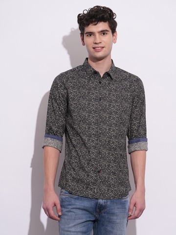 Being Human Mens-Top Shirts Black