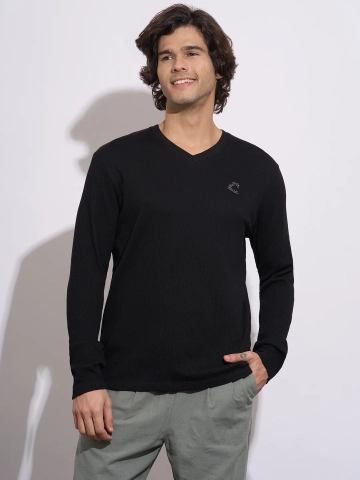 Being Human Men Black Moderno Fit Crew Neck T-Shirt