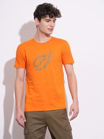 Being Human Mens-Top Crew Neck Amber