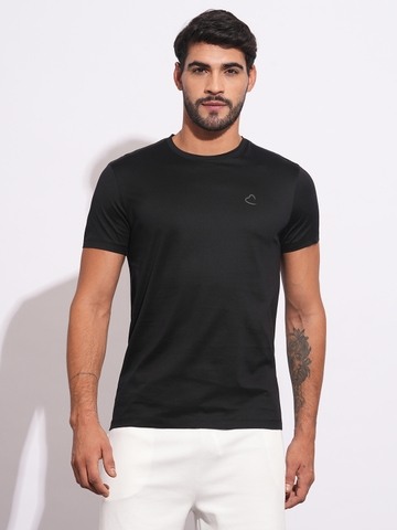 Being Human Mens-Top Crew Neck Black