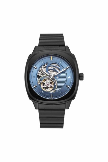 Automatic 3.0 51.6 mm Blue Dial Stainless Steel Analogue Watch For Boys - 3333NM01