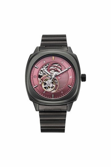 Automatic 3.0 51.6 mm Dusty Rose Dial Stainless Steel Analogue Watch For Boys - 3333QM01