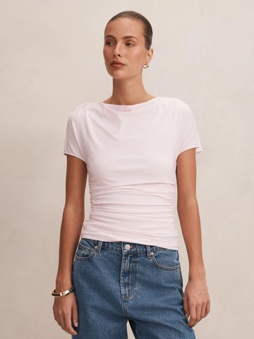 Stormi Spliced Shoulder Top