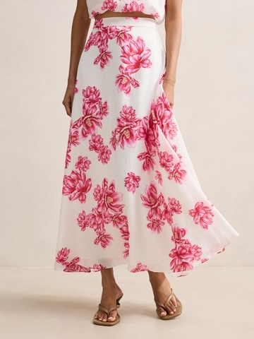 Maisie Petite Circle Midi Skirt