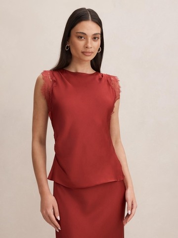 Enola Lace Trim Top