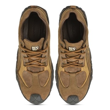 Tobacco casual shoes for men