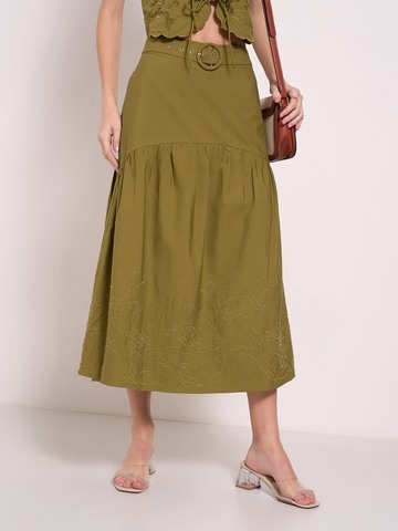Honey Olive Skirt