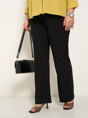 Honey Curvytude Black Treggings