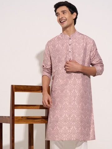 Indus Route Pink Kurta