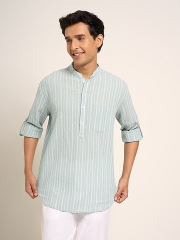 Indus Route Aqua Short Kurta
