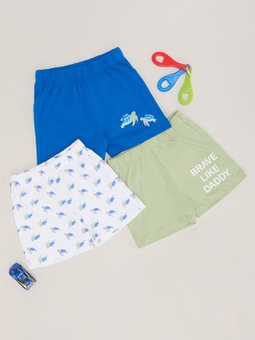 Pantaloons Baby Multicoloured Shorts - Pack of 3