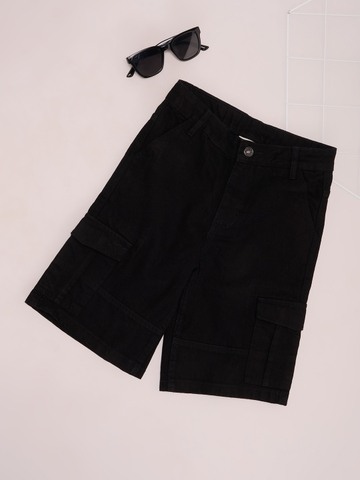 Pantaloons Junior Black Shorts